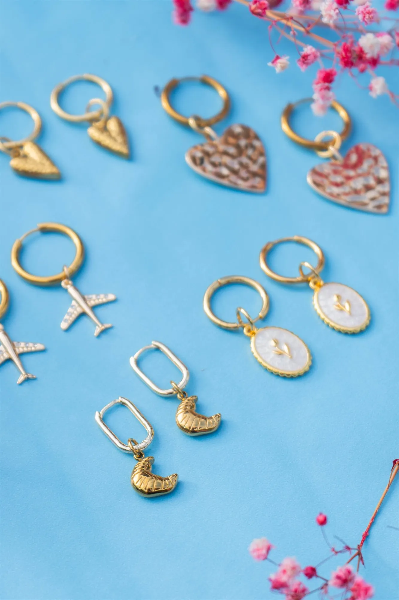 Aros con charms